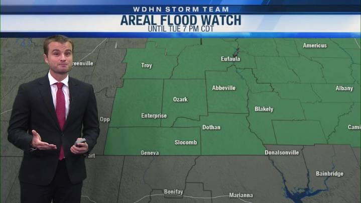 Election day outlook includes widespread rain, storms