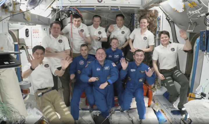 SpaceX delivers four astronauts to International Space Station