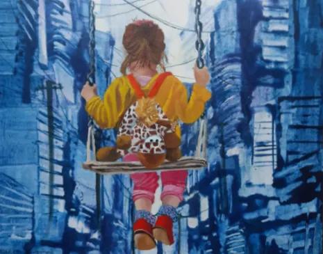 "Retazos de Cielo": en el mes de las infancias, el artista plástico Marcelo Grau presenta su última colección