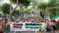 Pro-Palestine protesters storm Venice Film Festival shouting controversial chant disrupting star