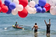 Rowers revel in beach sprints in the run-up to LA's 2028 Olympics