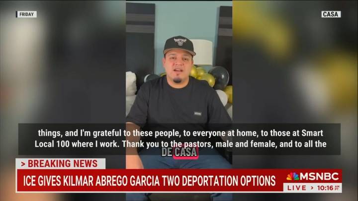 Kilmar Abrego Garcia Speaks Out For First Time Since Release