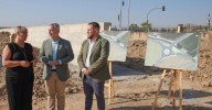 La Diputación de Granada avanza las obras de una rotonda en Las Gabias para dar mayor fluidez al tráfico