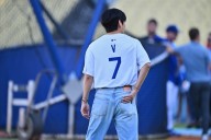 V of K-pop sensation BTS thrills fans with first pitch at Dodgers game and meets Shohei Ohtani