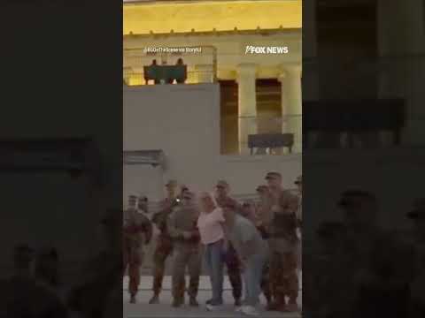Tourists pose with National Guard troops in D.C. #shorts #foxnews #news #us