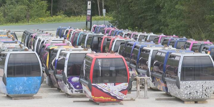 Retired gondola cabins up for auction at Killington