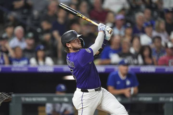 Rockies rough up Ohtani in his 1st start at Coors Field and beat Dodgers 8