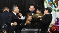 Gerardo F. Noroña y ‘Alito’ Moreno se van a los golpes al final de sesión en el Senado Mexicano