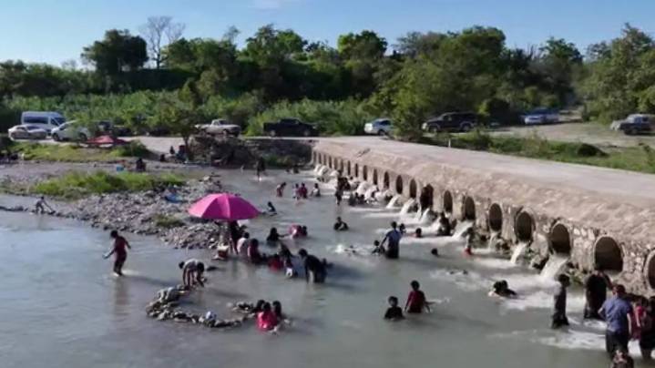 Los tubos de González, el paseo acuático en Tamaulipas que combate el calor y une familias