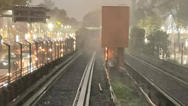 Corto circuito provoca incendio en Metro San Antonio Abad