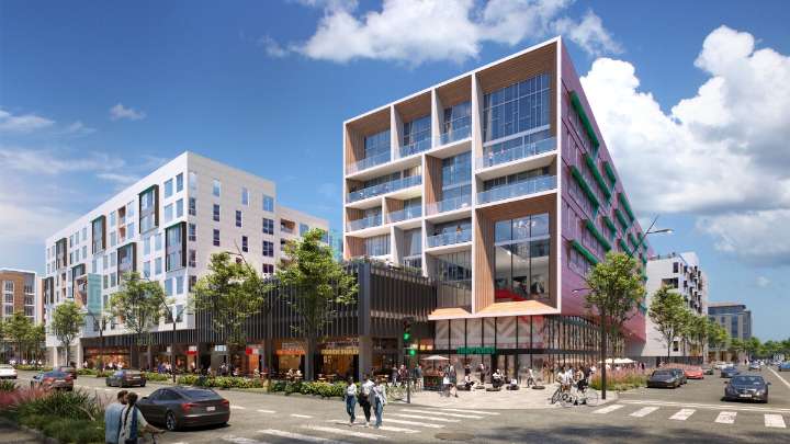 SDSU breaks ground on first housing, retail development on Snapdragon Stadium site