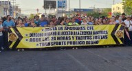 Hermosillenses toman calles para exigir un alto a apagones y mejorar servicio de luz de CFE