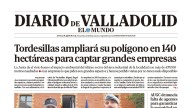Portada de Diario de Valladolid del 14 de agosto de 2025