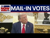 NEW: Trump asked about mail in voting