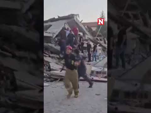 Buildings Collapse After Powerful Earthquake Hits Turkey