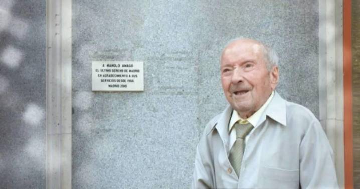Muere el último sereno de Madrid, Manuel Amago, a los 98 años