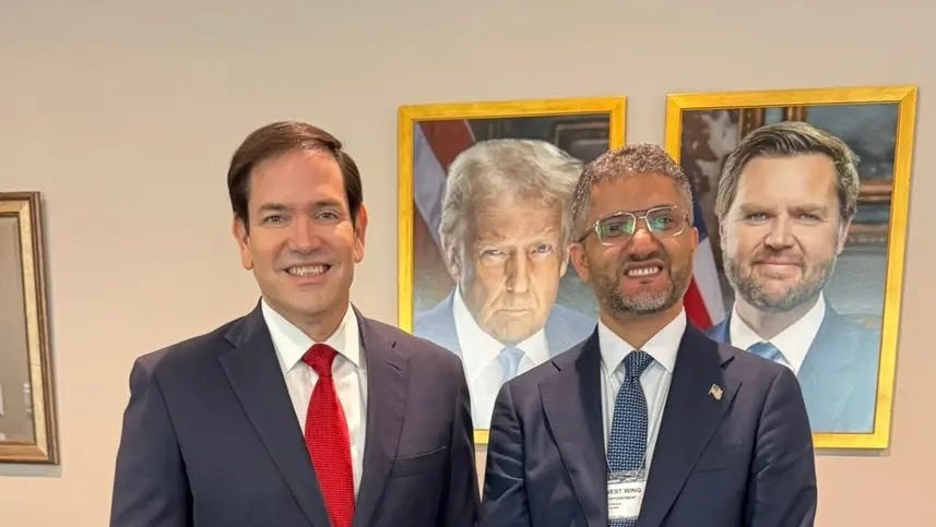 Hamtramck Mayor Amer Ghalib meets with Stephen Miller and Marco Rubio