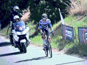 El ciclista Venezolano Orluis Aular del Team Movistar sube al podio en primera etapa de la Vuelta a España 2025