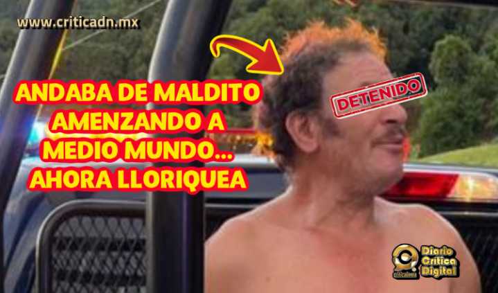 Por gandalla y agresivo un remedo de ganadero cayó al bote