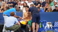 Ben Shelton out of the US Open after injuring shoulder against Mannarino