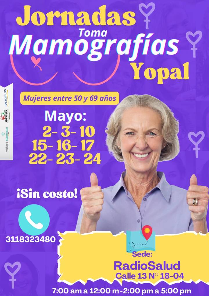 En mayo, Capresoca Eps llega con Unidad Móvil para la toma de mamografías a 10 municipios de Casanare