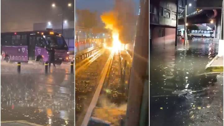 CDMX bajo el agua: intensas lluvias causan inundaciones y caos en la capital