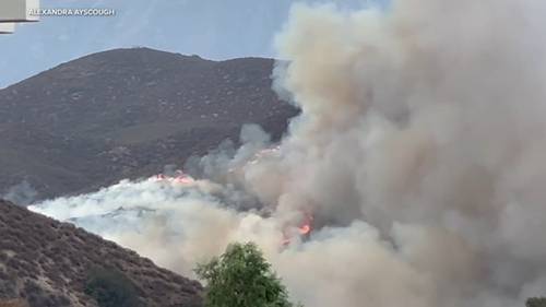 Lightning ignites multiple small fires across SoCal, including in the Angeles National Forest, amid heat wave, red flag warnings