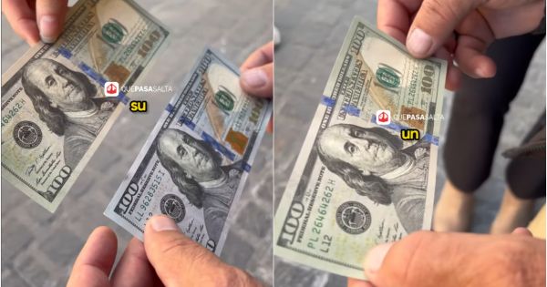 Denuncian una ola de ventas de dólares falsos en Salta: así podés darte cuenta