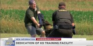 Vanderburgh Co. Sheriff’s Office dedicates K9 training facility in honor of Joe Sells