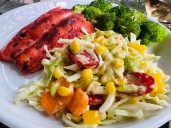 Sweet corn to share: Salad with ‘creamy’ vinaigrette the perfect side dish for late