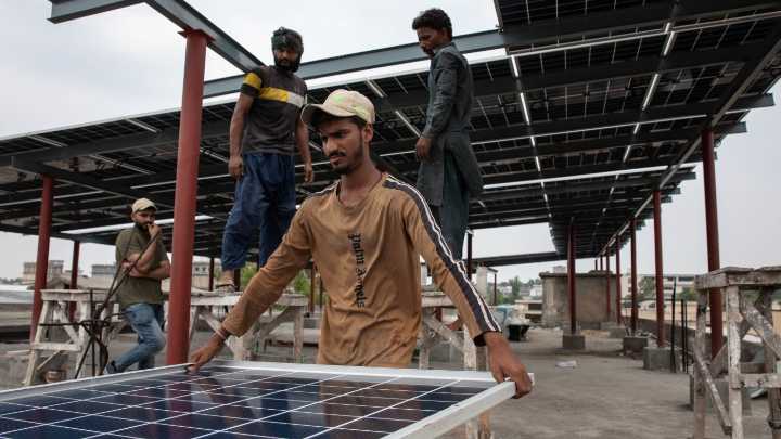 Pakistan taps into solar power at an 'unprecedented' rate : Goats and Soda : NPR