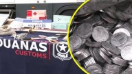 Aduanas incauta 335 mil monedas de $500 y millonaria carga ilegal con armas, billetes y otros artículos en San Antonio
