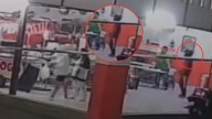 Captan en video violento asalto a local de comida en San Miguel de Rentería