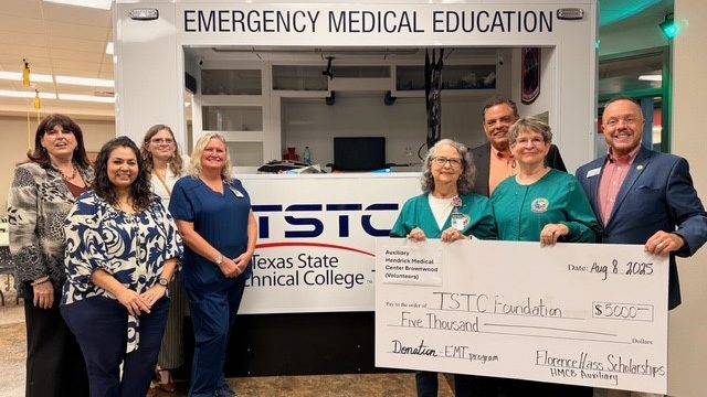 Hendrick Brownwood's Florence Hass Scholarship committee donates $5,000 to TSTC