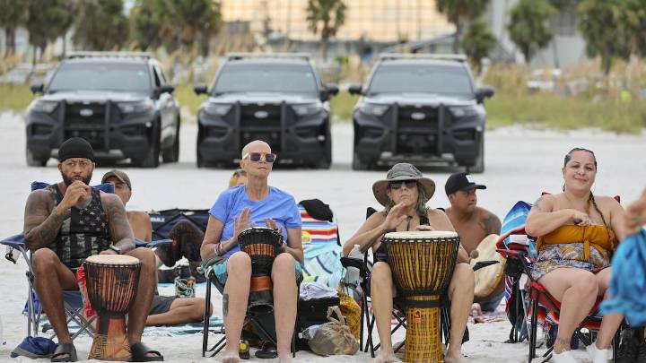 Treasure Island’s drum circle lives on after tense police moment