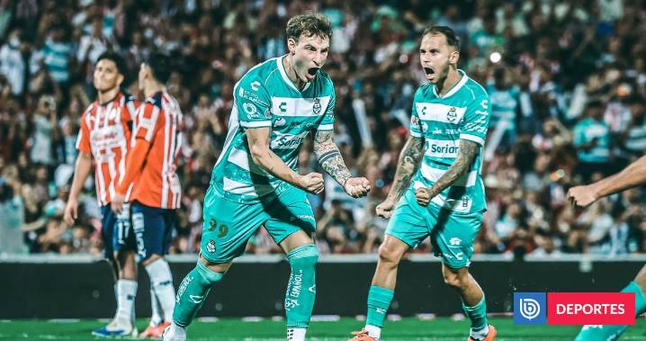 Chileno marcó gol y fue figura del partido: Bruno Barticciotto le dio triunfo al Santos en Liga MX