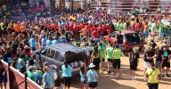 Lumbrales, encuentro de peñas, chupinazo