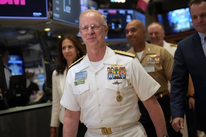 New top admiral takes over the US Navy amid military firings