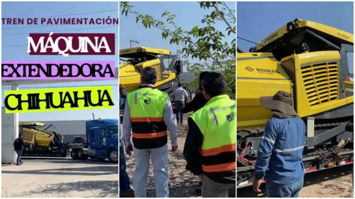 Llega segunda máquina de tren de bacheo alemán para El Sueco