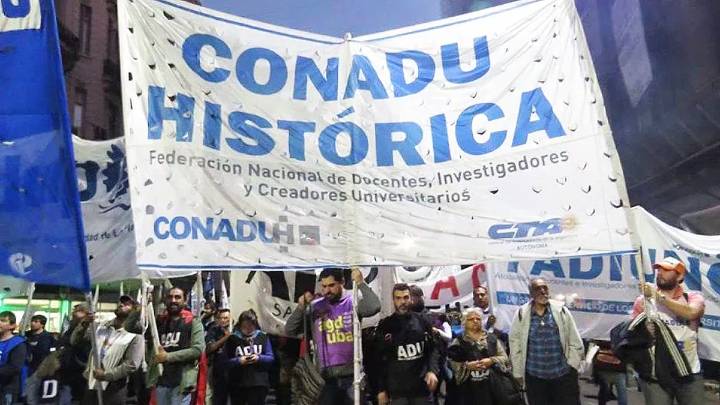 La CONADU mantienen el paro hasta el viernes y desmiente aumento general