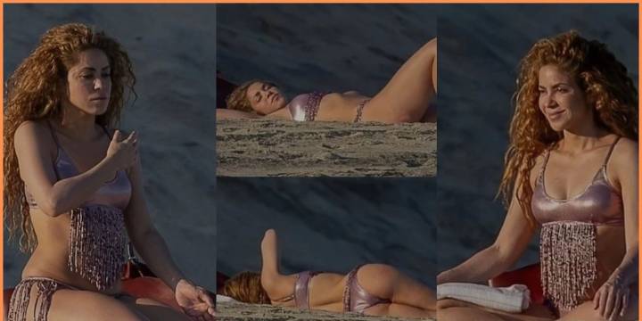Shakira es captada sola bronceando su cuerpo y meditando en playas mexicanas donde disfruta de una pausa en su gira