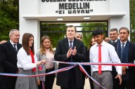 Zamora inauguró obras en instituciones educativas de El Hoyón