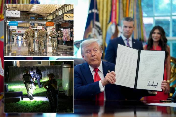 Trump signs orders cracking down on cashless bail, slapping federal charges on DC suspects
