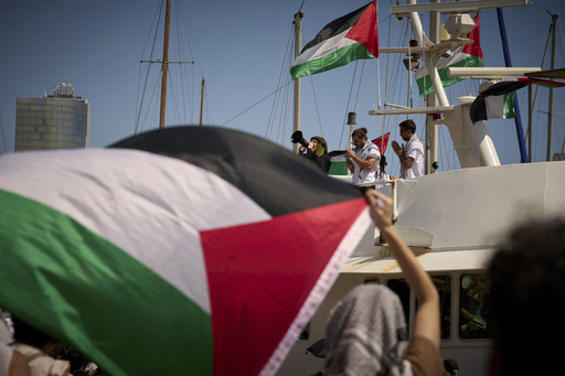 Ships carrying aid, activists, and celebrities to set sail from Barcelona to Gaza