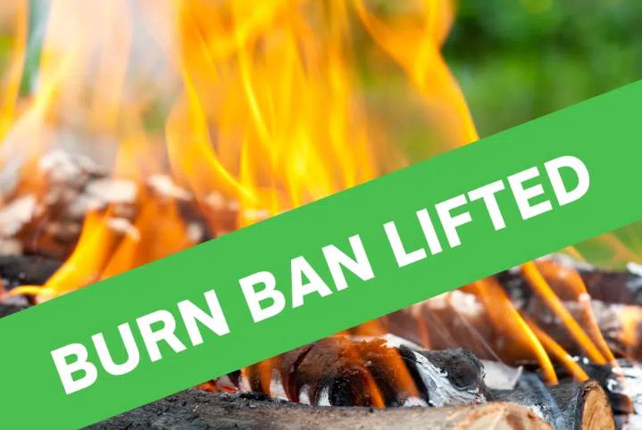 Northumberland County burn ban lifted
