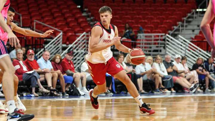 IU freshman Aleska Ristic adjusting on the fly during Puerto Rico trip