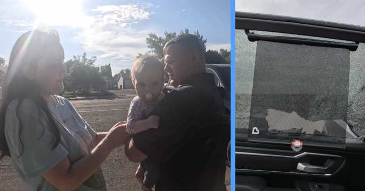 Mountain Home baby injured after rock from SH-67 chip sealing breaks car window