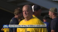 Niles community honors longtime team manager at pep rally