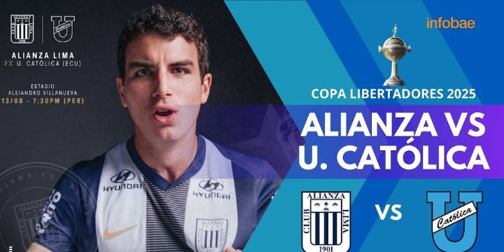 Dónde ver Alianza Lima vs U. Católica HOY: canal tv online por octavos de final ida de la Copa Sudamericana 2025