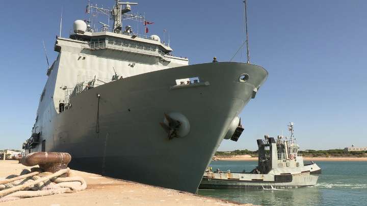 La Armada despliega el Grupo de Combate Expedicionario 'Dédalo